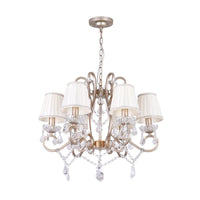 6 Bulbs Hanging Lamp Kit with Conical Crystal Stands - Rebooters