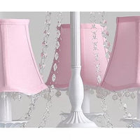 Baby Crystal Chandelier 5-Light Macaron Fixture 23.5 Inch - Rebooters