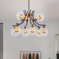 2 Tiers Orb-Shaped Pendulum Light Nordic Style Chandelier - Rebooters