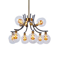 2 Tiers Orb-Shaped Pendulum Light Nordic Style Chandelier - Rebooters