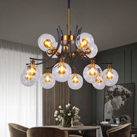 2 Tiers Orb-Shaped Pendulum Light Nordic Style Chandelier - Rebooters