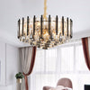 12 Heads Tapered Chandelier Light Modern Clear Crystal Lamp - Rebooters