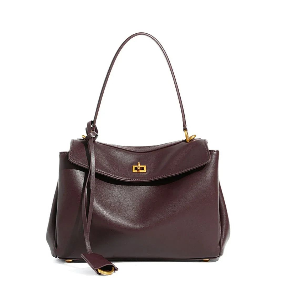 Lorenzo Brume d'Or Leather Handbag Rebooters