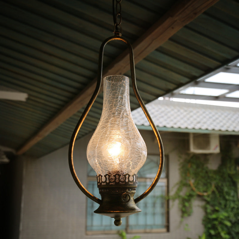 Antique Copper/Antique Bronze 1 Light Ceiling Pendant Lamp - Rebooters