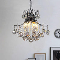 6 Heads Pendant Chandelier Contemporary Swirled Arm Lighting - Rebooters
