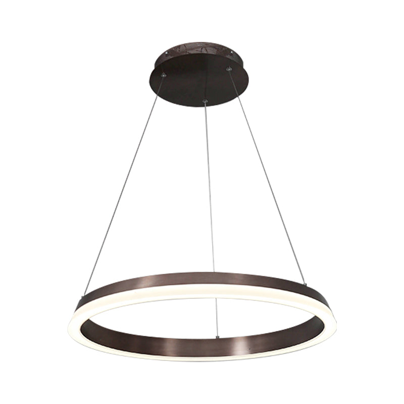 1/2-Head Bedroom Chandelier Lighting Fixture with Round Acrylic Shade - Rebooters