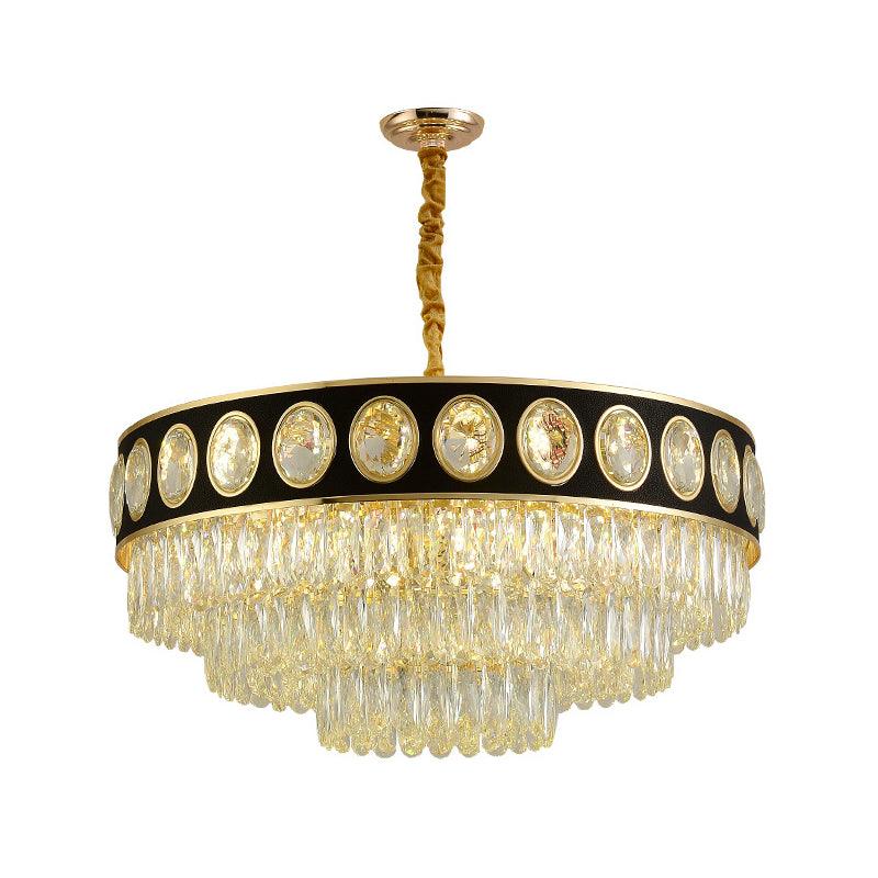 9/11 Heads Taper Hanging Light Kit Modern Black Finish - Rebooters