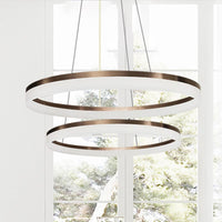 Acrylic Round Chandelier Light Contemporary 4/5/6-Head Pendant - Rebooters