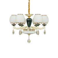 6 Heads Ceiling Chandelier Traditional Living Room Pendant Lighting - Rebooters