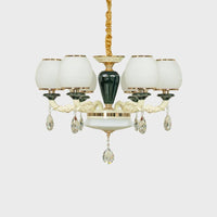 6 Heads Ceiling Chandelier Traditional Living Room Pendant Lighting - Rebooters