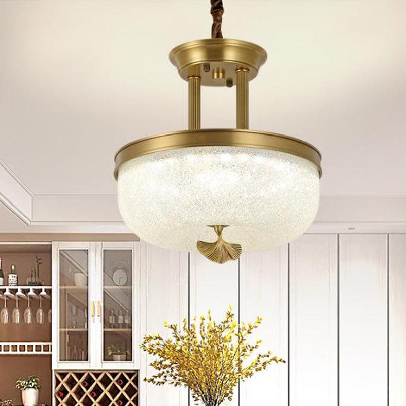12 Inch 16 Inch W Gold Black Bowl Pendant Chandelier - Rebooters