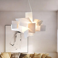 Artistry Spliced Acrylic Drop Pendant 2 Bulbs Ceiling Light - Rebooters