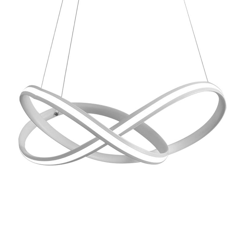 19.5"/27.5" Wide Black White Brown Bent Ceiling Light Fixture - Rebooters