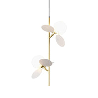 2 Heads Restaurant Pendant Chandelier Nordic Grey White Red Yellow Blue Hanging Lamp - Rebooters