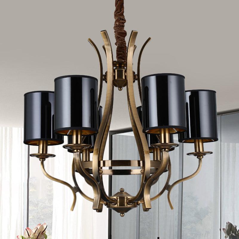 6/8 Heads Pendant Chandelier Countryside Bedroom Metal Light - Rebooters
