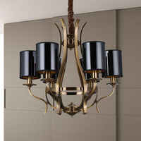6/8 Heads Pendant Chandelier Countryside Bedroom Metal Light - Rebooters