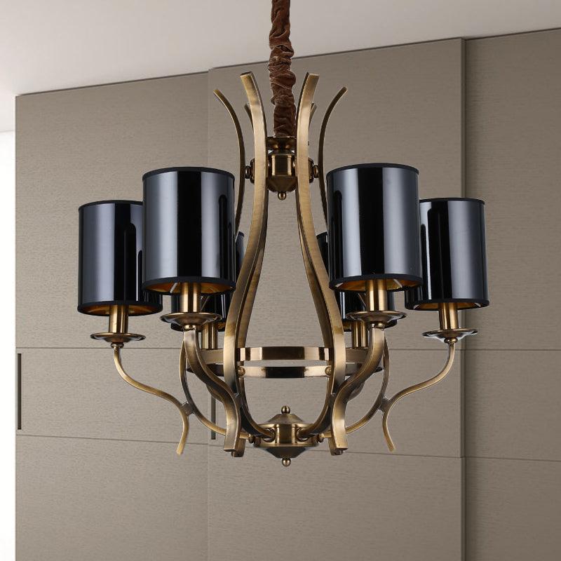 6/8 Heads Pendant Chandelier Countryside Bedroom Metal Light - Rebooters