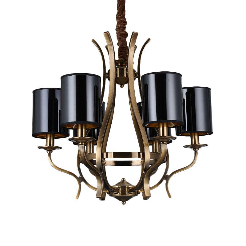 6/8 Heads Pendant Chandelier Countryside Bedroom Metal Light - Rebooters