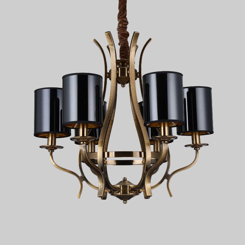 6/8 Heads Pendant Chandelier Countryside Bedroom Metal Light - Rebooters