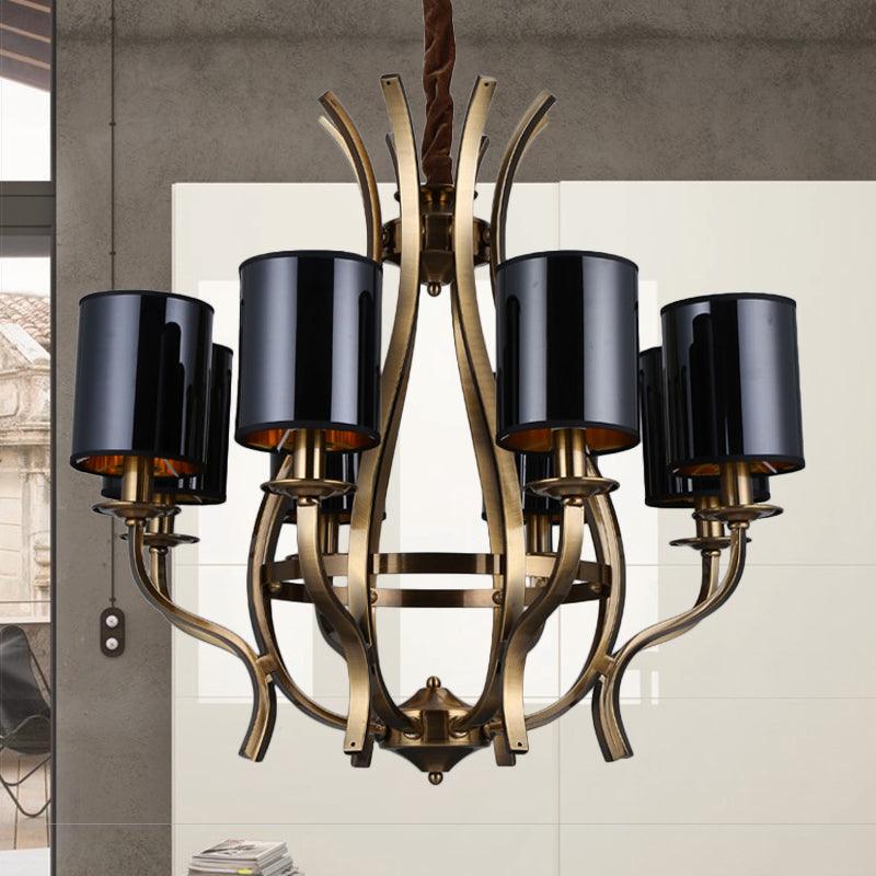 6/8 Heads Pendant Chandelier Countryside Bedroom Metal Light - Rebooters