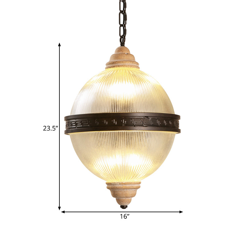 6-Bulb Chandelier Lighting Rural Living Room Pendant Light Fixture - Rebooters