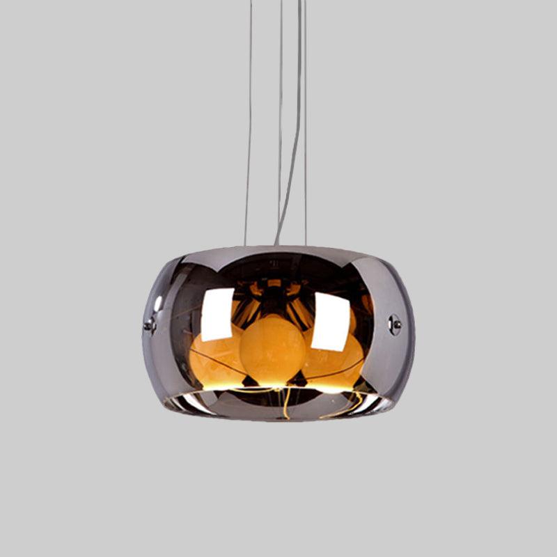 3 Bulbs Dining Room Chandelier Contemporary Chrome Light - Rebooters