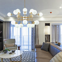 12/16/24 Lights Chandelier Contemporary Gold Hanging Lamp - Rebooters