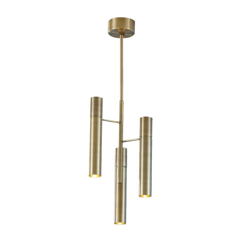 6/10 Heads Hallway Chandelier Lighting Modern Gold Lamp - Rebooters