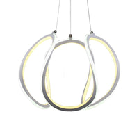 1 Light LED Dining Room Ceiling Pendant Acrylic Minimalist Chandelier - Rebooters