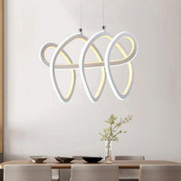 1 Light LED Dining Room Ceiling Pendant Acrylic Minimalist Chandelier - Rebooters