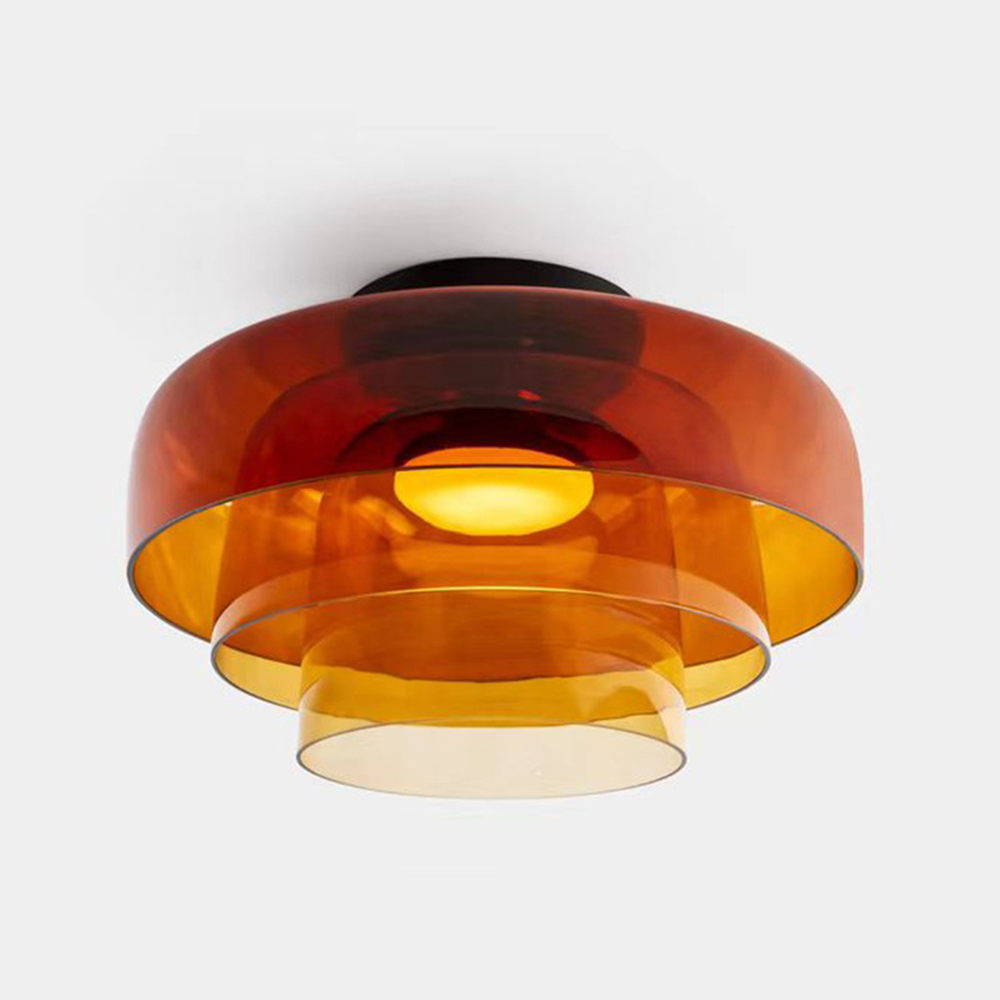 Modern Creative Color Double Glass Ceiling Lamp Design - Rebooters