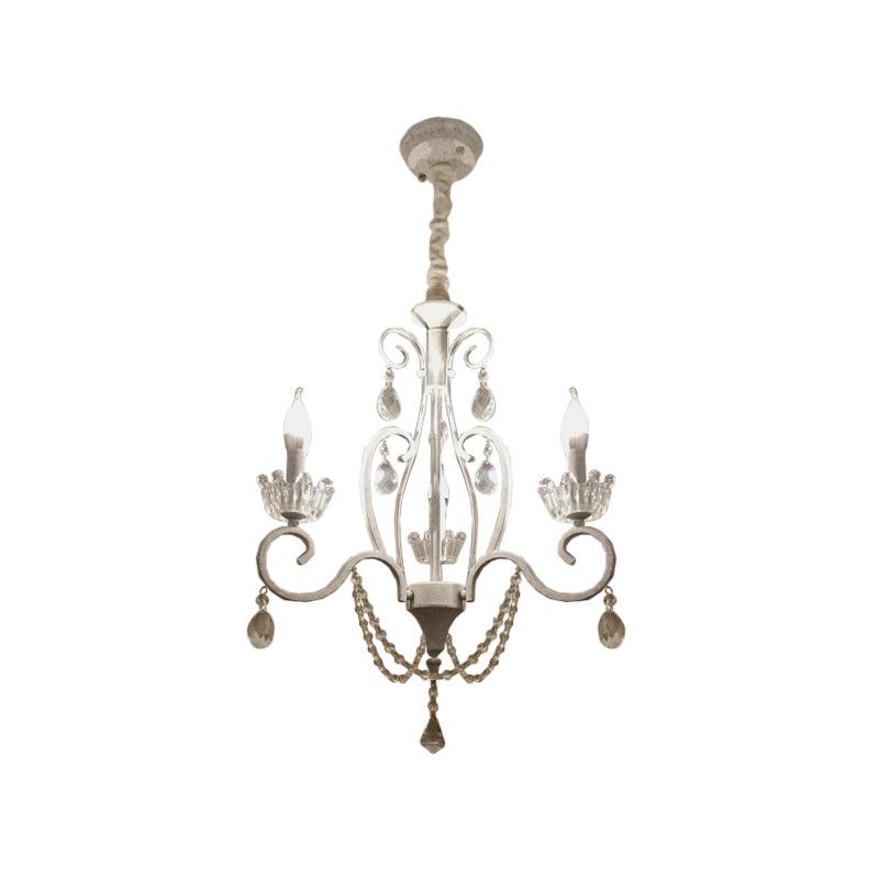 Classic Candlestick Ceiling Hang Fixture 3 Bulbs Chandelier - Rebooters