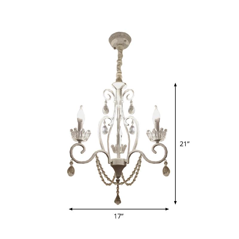 Classic Candlestick Ceiling Hang Fixture 3 Bulbs Chandelier - Rebooters