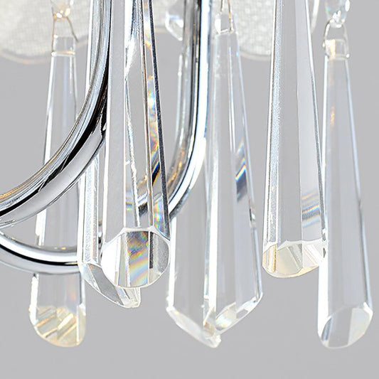 5 Bulbs Flower Hanging Chandelier Light Modern Glass Ceiling - Rebooters