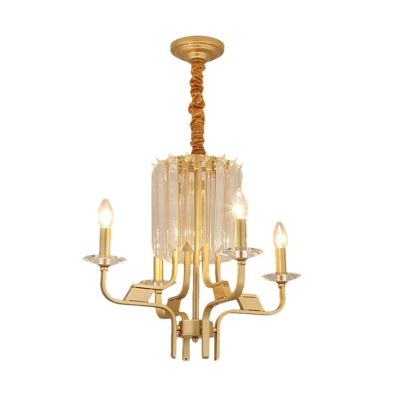 4/6/8 Lights Brass Hanging Ceiling Light Vintage Chandelier - Rebooters