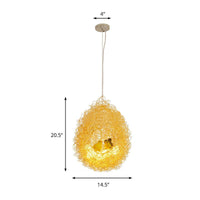 Art Deco 2 Lights Chandelier Light with Metal Shade Gold Neat Ceiling Hung Fixture - Rebooters