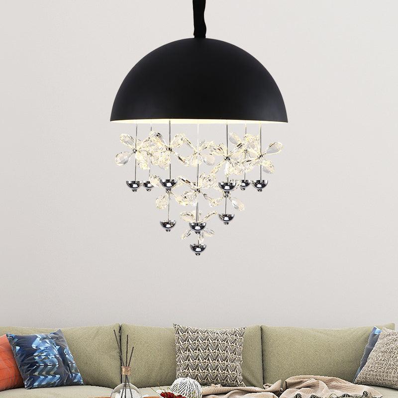 6/10 Lights Domed Pendant Light Modern Metal Hanging Ceiling Light - Rebooters