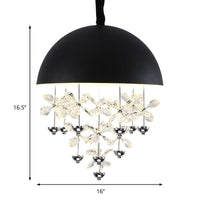 6/10 Lights Domed Pendant Light Modern Metal Hanging Ceiling Light - Rebooters