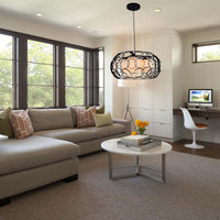 Ball White Glass Chandelier Lighting Contemporary 3 Lights - Rebooters