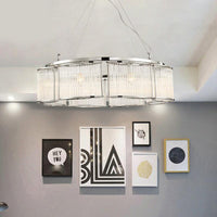 29.5"/33.5" Wide Crystal Round Ceiling Chandelier Pendant Light - Rebooters