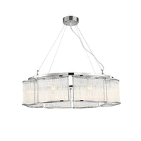 29.5"/33.5" Wide Crystal Round Ceiling Chandelier Pendant Light - Rebooters