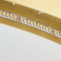 35.5"/47" Wide Glass Wavy Chandelier Light Gold LED Lamp - Rebooters