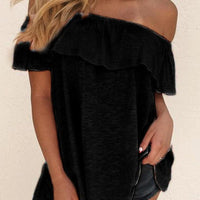 Women's Fashion Off-Shoulder Shirt for Casual Style Rebooters Womens Shirts