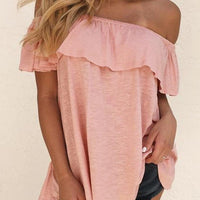 Women's Fashion Off-Shoulder Shirt for Casual Style Rebooters Womens Shirts