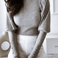 Women's Long Sleeve Turtleneck Top for Casual Chic Wear Rebooters Womens Shirts