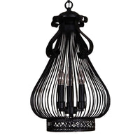 3 Lights Pendant Chandelier Loft Style Gourd-Like Metal Lamp - Rebooters