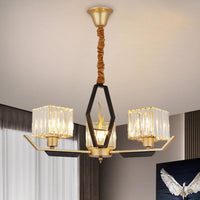 3/6/8 Heads Parlor Ceiling Light Simplicity Gold Chandelier - Rebooters