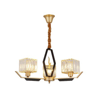 3/6/8 Heads Parlor Ceiling Light Simplicity Gold Chandelier - Rebooters