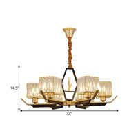 3/6/8 Heads Parlor Ceiling Light Simplicity Gold Chandelier - Rebooters