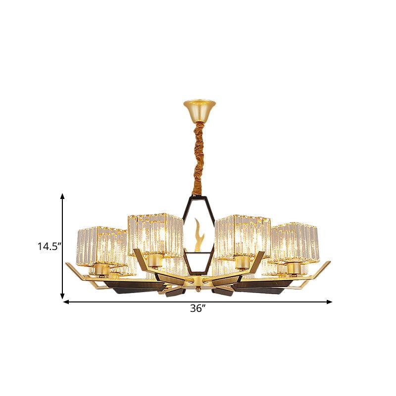 3/6/8 Heads Parlor Ceiling Light Simplicity Gold Chandelier - Rebooters